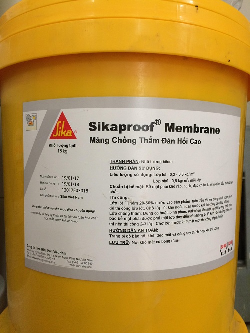 chống thấm bằng sikaproof membrane